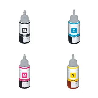 Pack de 4 botellas de tinta compatibles Epson EcoTank CMYK miniatura 1