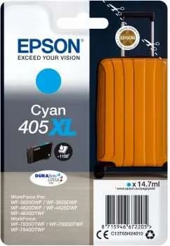 Cartucho de tinta original Epson 405XL cian DURABrite Ultra miniatura 1