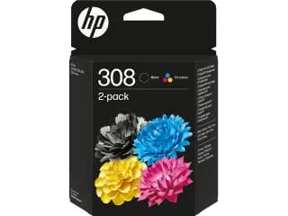 Pack original HP 308 negro y tricolor 6L6S6UE para DeskJet 2810e miniatura 1