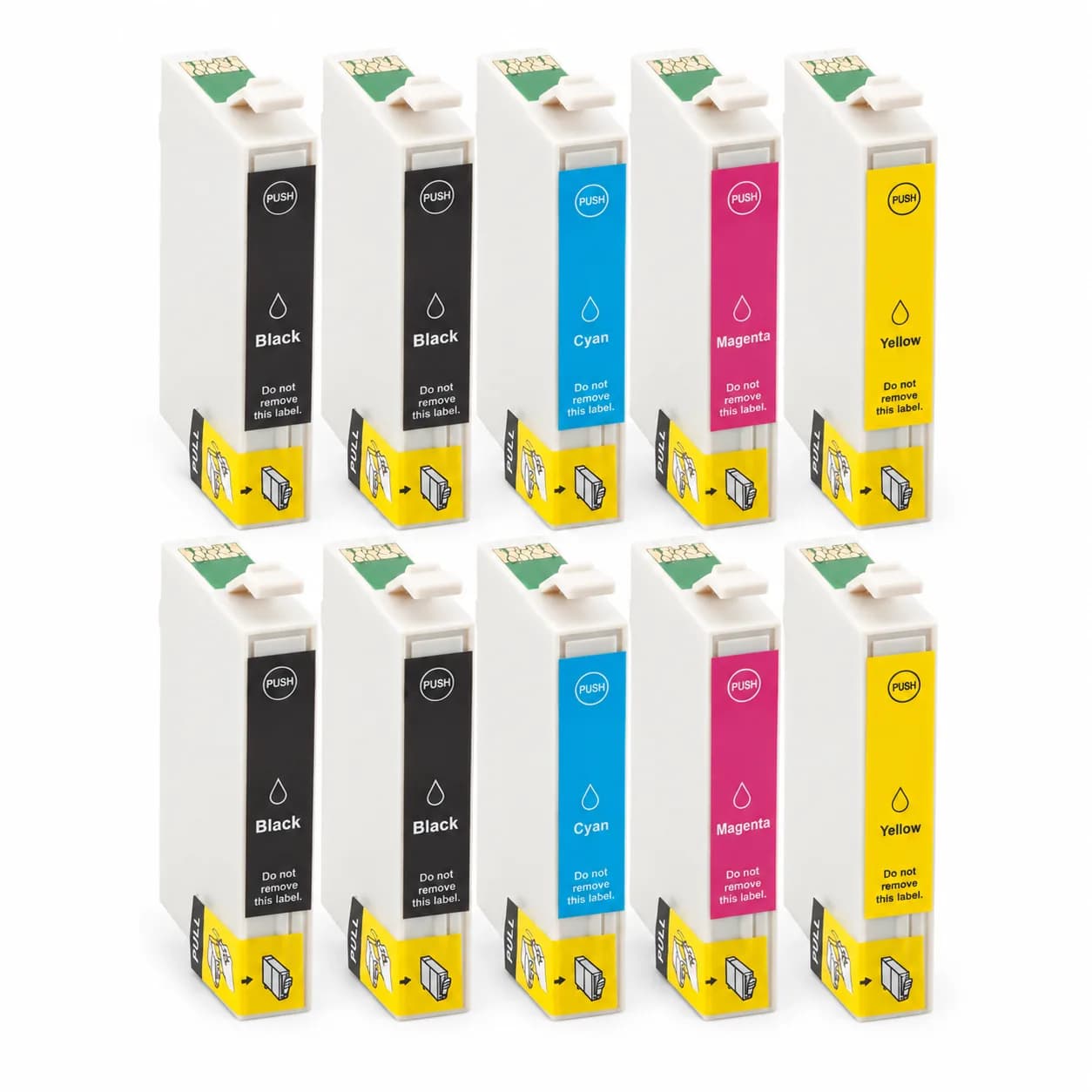Pack de 10 cartuchos compatibles Epson 29XL: 4 negros, 2 cian, 2 magenta y 2 amarillos