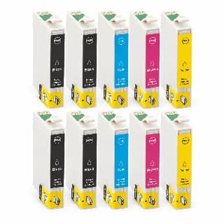 Pack de 10 cartuchos compatibles Epson 29XL: 4 negros, 2 cian, 2 magenta y 2 amarillos miniatura 1
