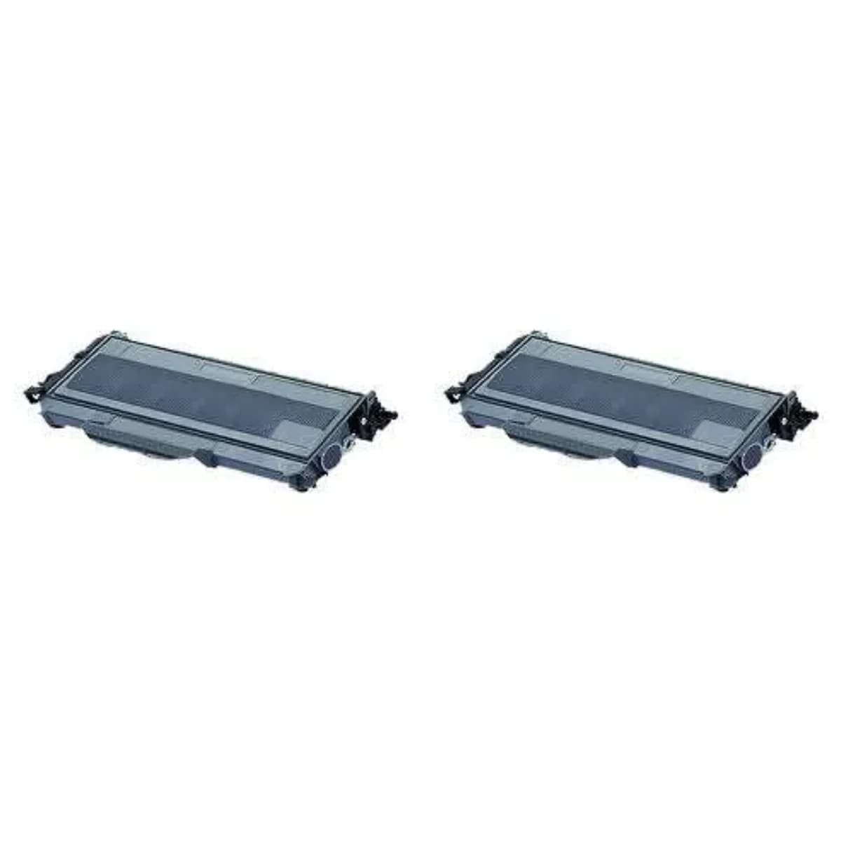 Pack de 2 tóneres compatibles Brother TN-2120 negro