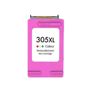 Cartucho de tinta remanufacturado HP 305XL tricolor 3YM63AE alta capacidad miniatura 1