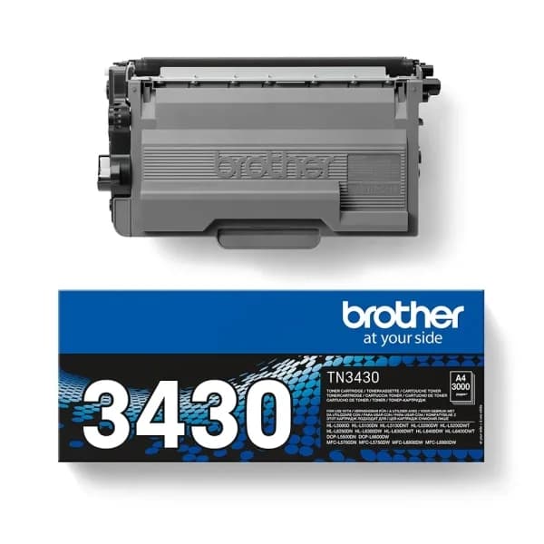 Tóner original Brother TN3430 negro para L5100 L6400