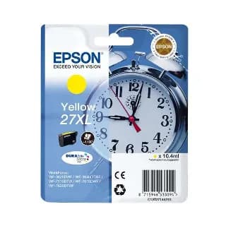 Cartucho original Epson 27XL T2714 amarillo serie despertador para WorkForce miniatura 1