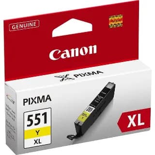 Cartucho de Tinta Original Canon CLI551XL / 6446B001 Amarillo miniatura 1