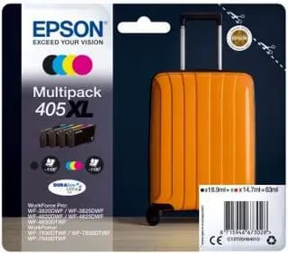 Multipack original Epson 405XL C13T05H64010 negro cian magenta amarillo WorkForce Pro miniatura 1