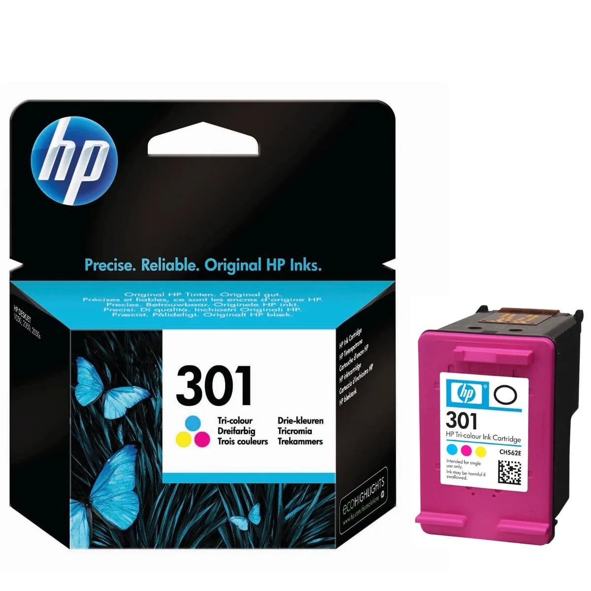 Cartucho de Tinta Original HP 301 / CH562EE Color