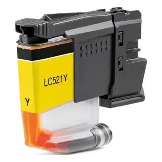Cartucho de Tinta Compatible Brother LC521 Amarillo miniatura 1