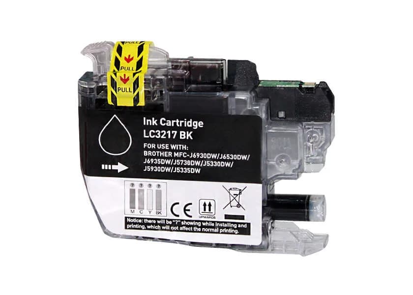 Cartucho de Tinta Compatible Brother LC3217 / LC3217BK Negro