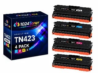 Pack 4x Tambor de Imagen Compatible Brother TN423BK / TN423C / TN423M / TN423Y / DR421CL / L8410CDW Alta Capacidad Color miniatura 1