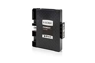 Cartucho de gel compatible Ricoh GC41 negro para Aficio SG3110