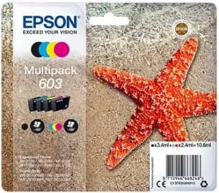 Pack 4 cartuchos originales Epson 603 CMYK para XP-2100 WF-2830 miniatura 1