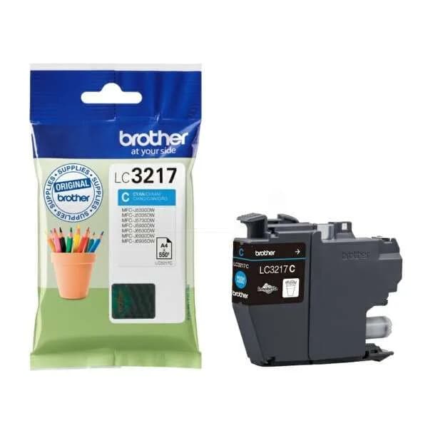 Cartucho de Tinta Original Brother LC3217 / LC3217C Cyan