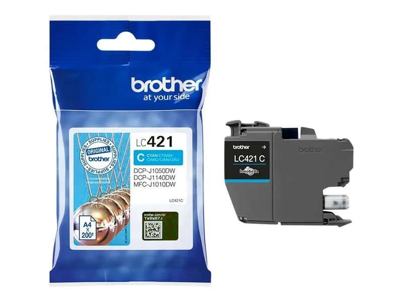 Cartucho de Tinta Original Brother LC421 / LC421C Cyan