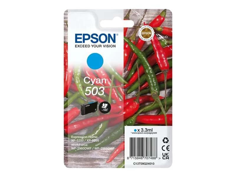 Cartucho de tinta Epson 503 cian original C13T09Q24010 para XP-5200