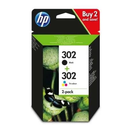 Pack 2x Cartucho de Tinta Original HP 302 / X4D37AE Negro