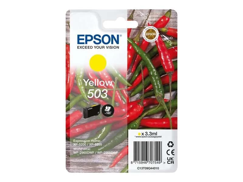 Cartucho de tinta original Epson 503 amarillo C13T09Q44010 serie pimientos