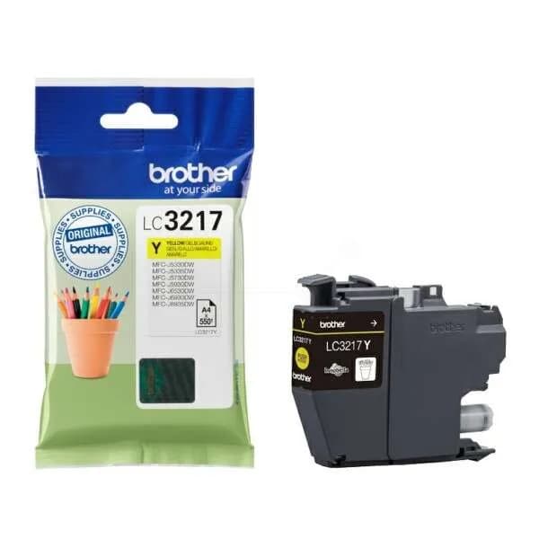 Cartucho de Tinta Original Brother LC3217 / LC3217Y Amarillo